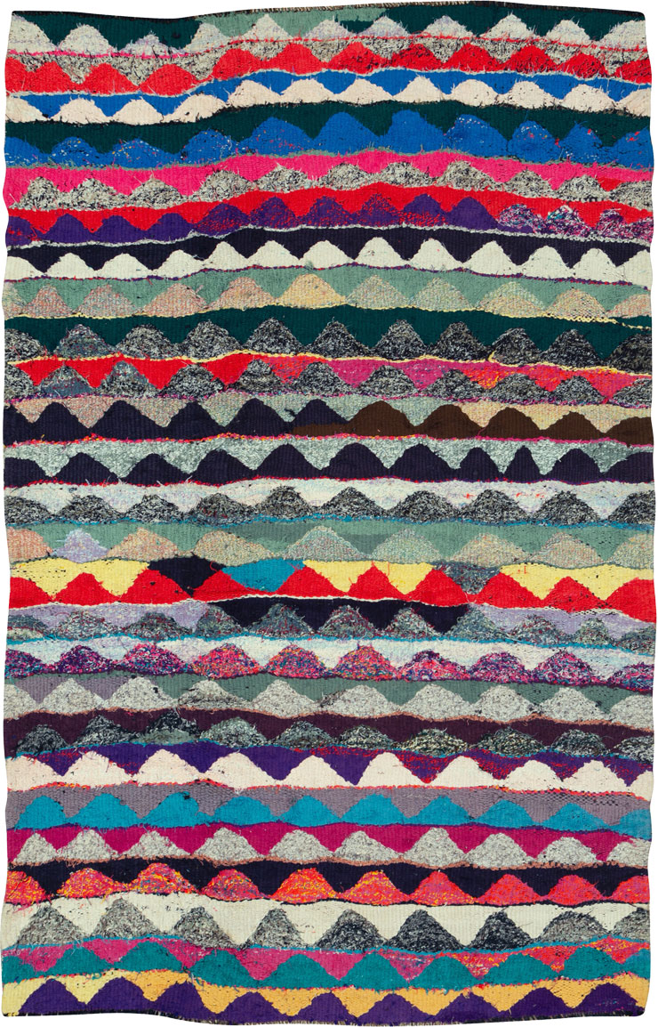 Vintage Persian Flatweave, No.26060 - Gss