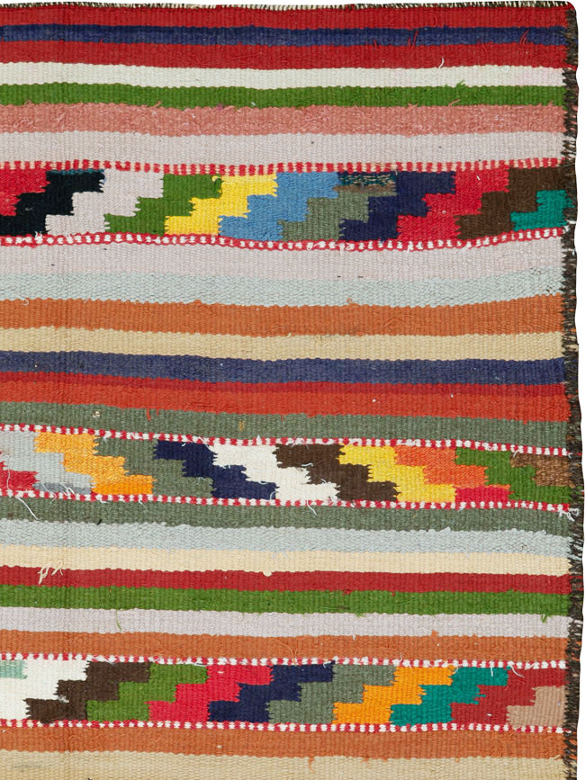 Vintage Persian Flatweave, No.26062 - Gss