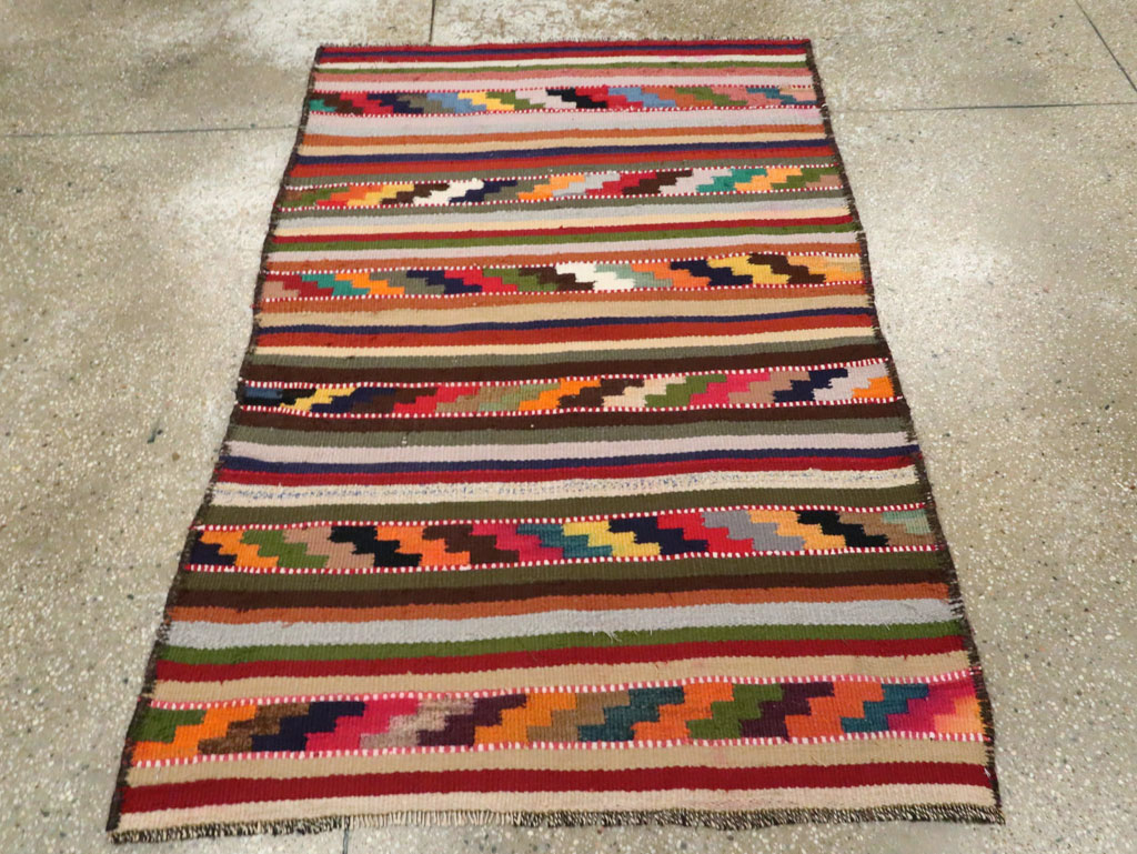 Vintage Persian Flatweave, No.26062 - Gss