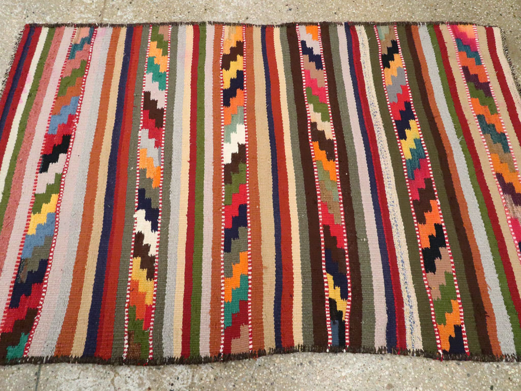 Vintage Persian Flatweave, No.26062 - Gss