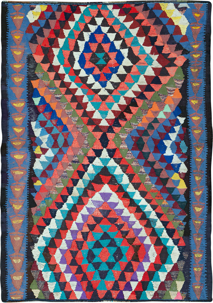 Vintage Persian Flatweave, No.26064 - Gss