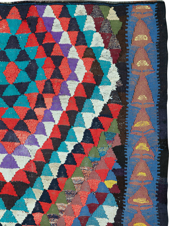 Vintage Persian Flatweave, No.26064 - Gss