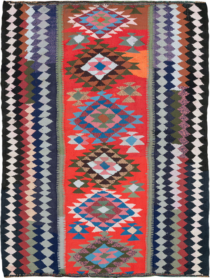 Vintage Persian Flatweave, No.26070 - Gss