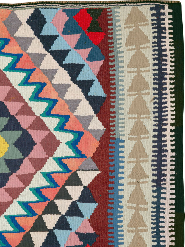 Vintage Persian Flatweave, No.26074 - Gss