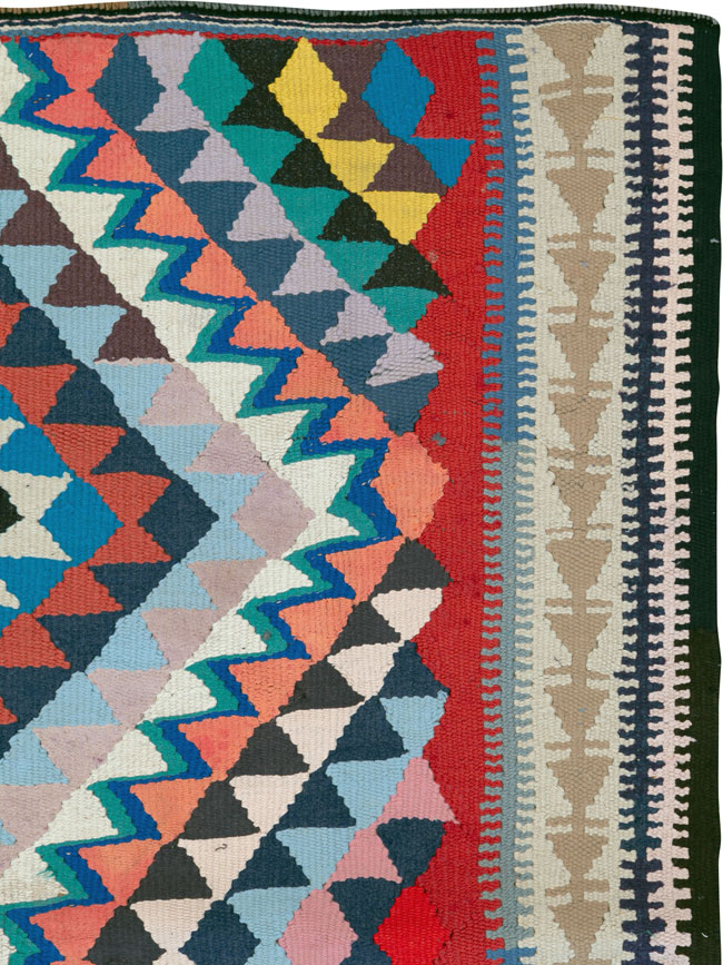 Vintage Persian Flatweave, No.26074 - Gss