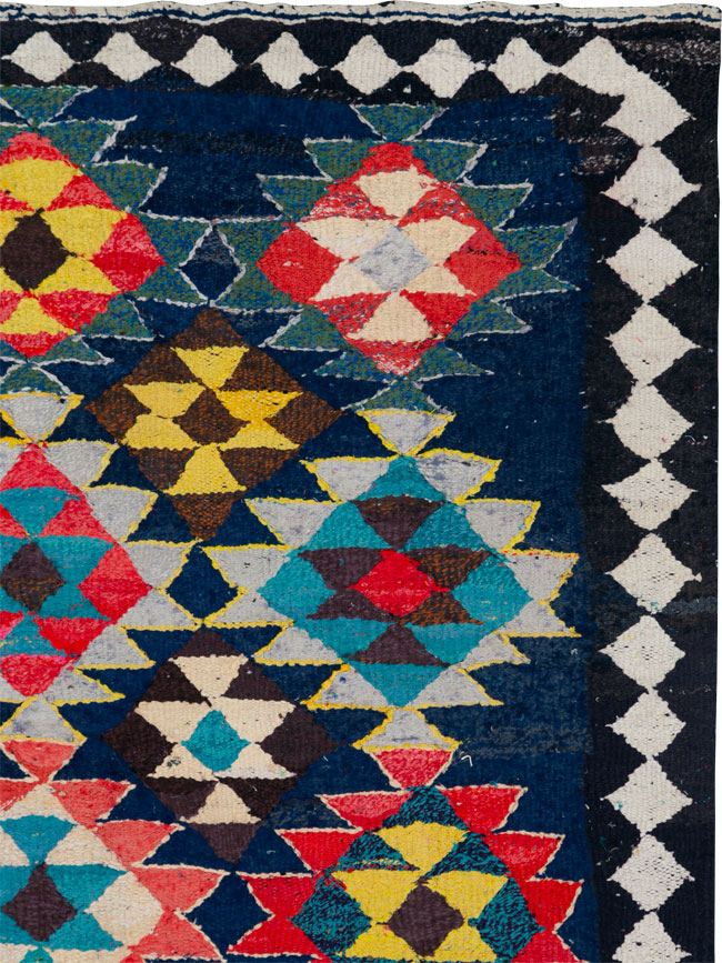 Vintage Persian Flatweave Kilim , No.26075 - Gss