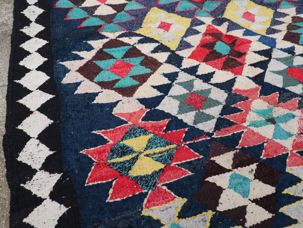 Vintage Persian Flatweave Kilim , No.26075 - Gss