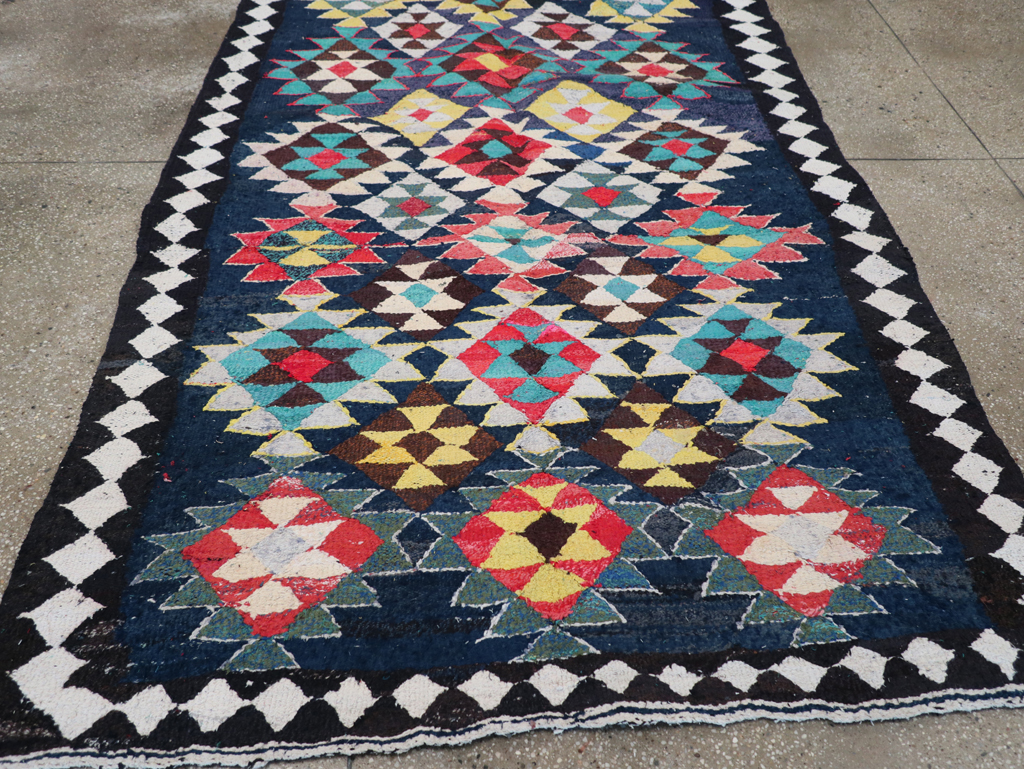 Vintage Persian Flatweave Kilim , No.26075 - Gss