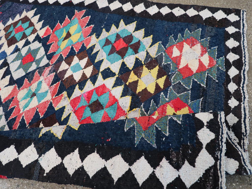 Vintage Persian Flatweave Kilim , No.26075 - Gss