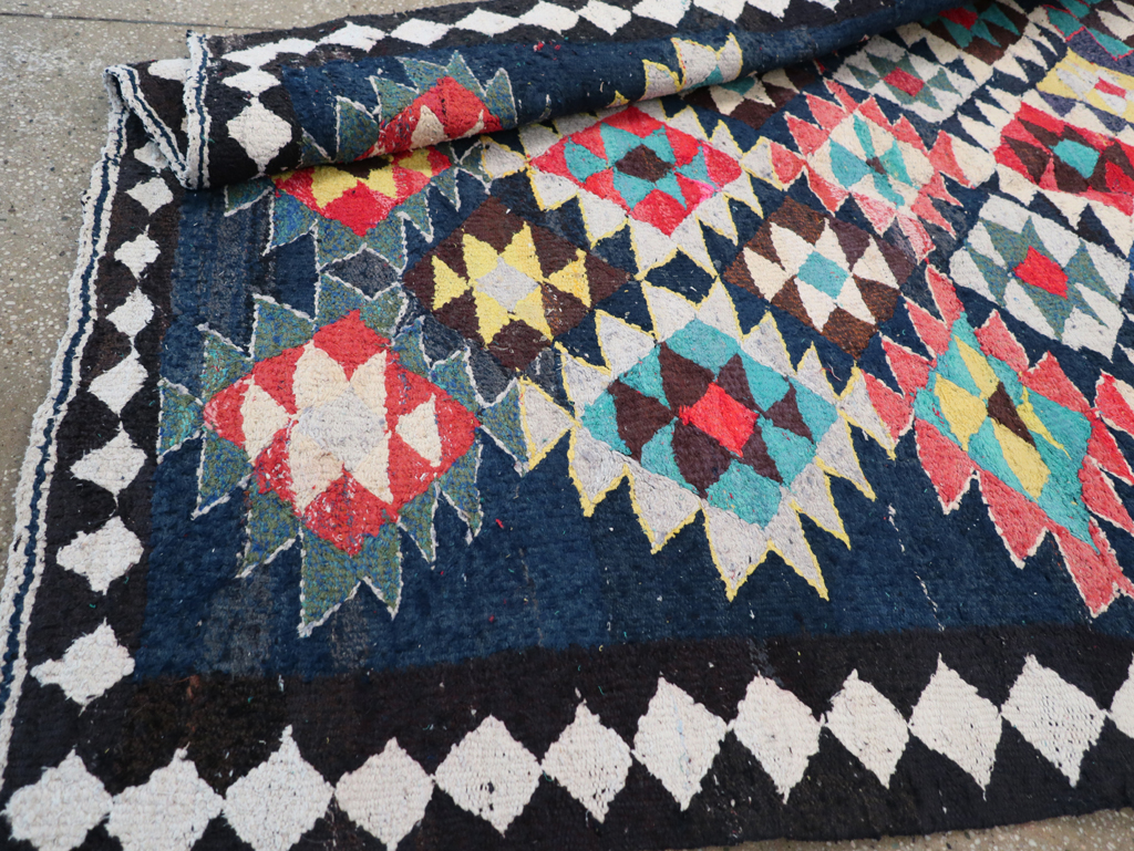 Vintage Persian Flatweave Kilim , No.26075 - Gss