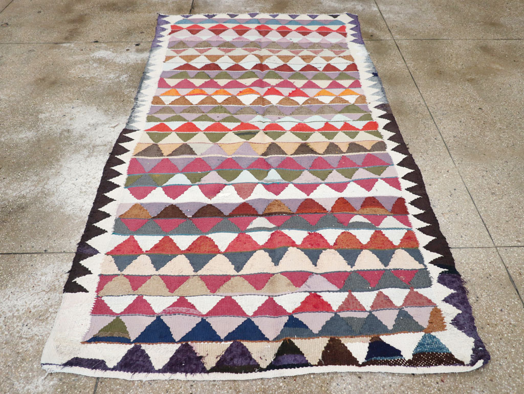 Vintage Persian Flatweave, No.26076 - Gss