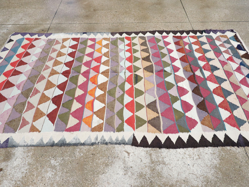 Vintage Persian Flatweave, No.26076 - Gss