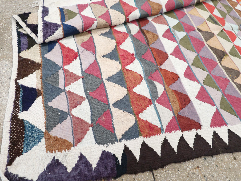 Vintage Persian Flatweave, No.26076 - Gss