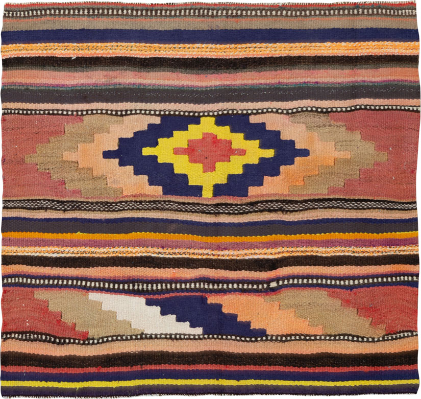 Vintage Persian Flatweave, No.26081 - Gss