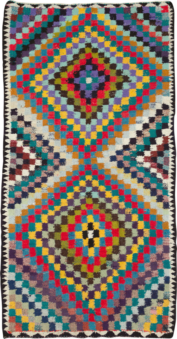 Vintage Persian Flatweave, No.26085 - Gss