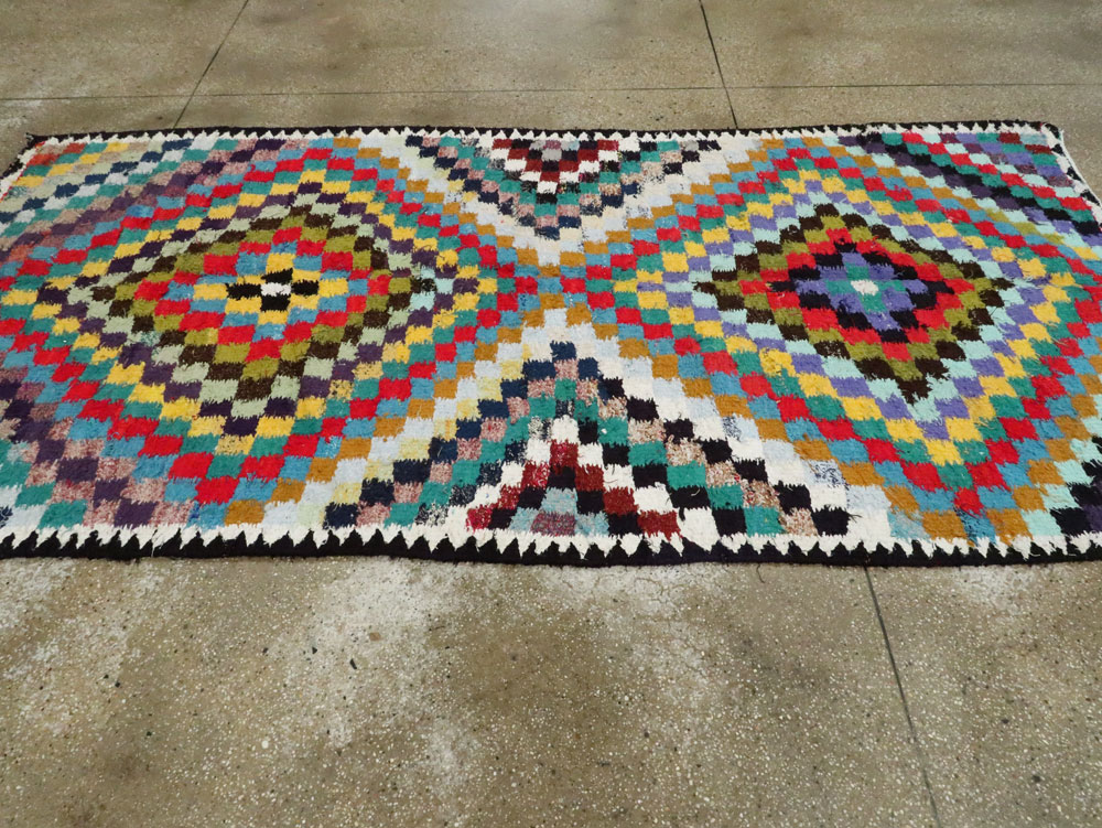 Vintage Persian Flatweave, No.26085 - Gss