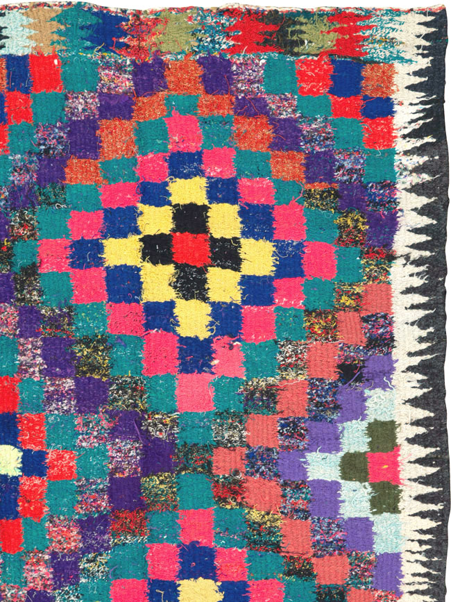 Vintage Persian Flatweave Kilim, No.26087 - Gss