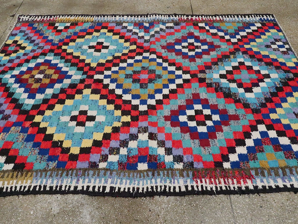 Vintage Persian Flatweave Kilim, No.26092 - Gss