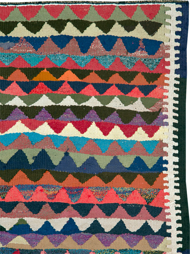 Vintage Persian Flatweave, No.26093 - Gss