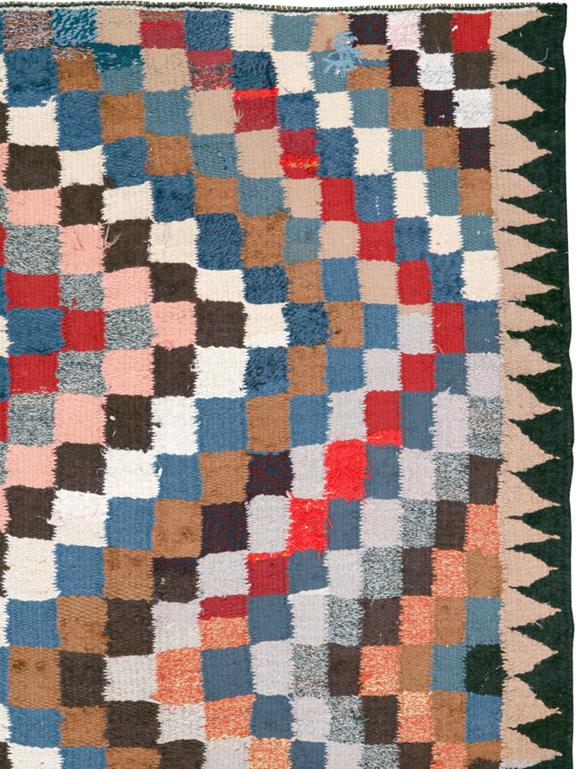 Vintage Persian Flatweave, No.26094 - Gss