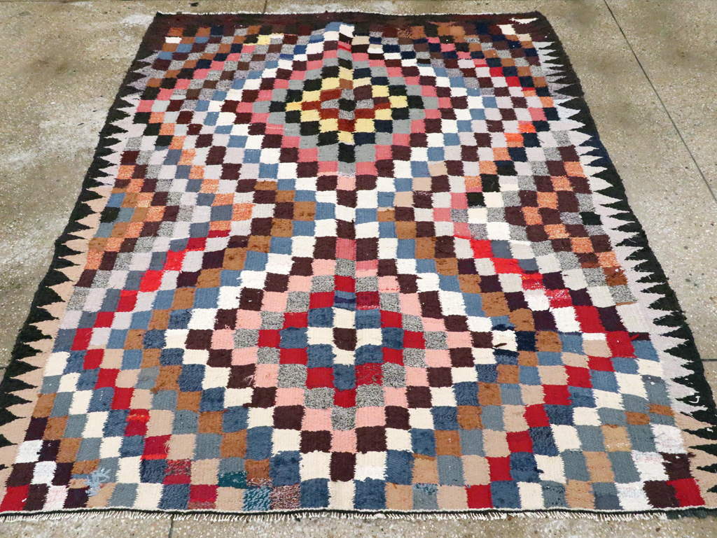 Vintage Persian Flatweave, No.26094 - Gss