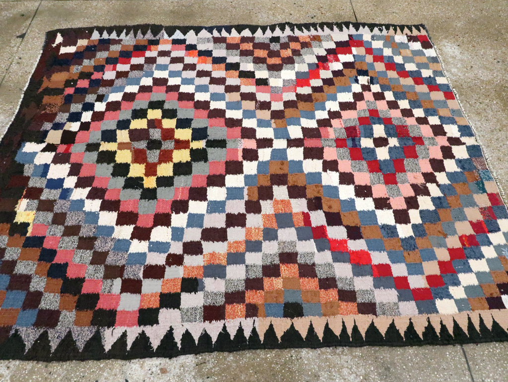 Vintage Persian Flatweave, No.26094 - Gss