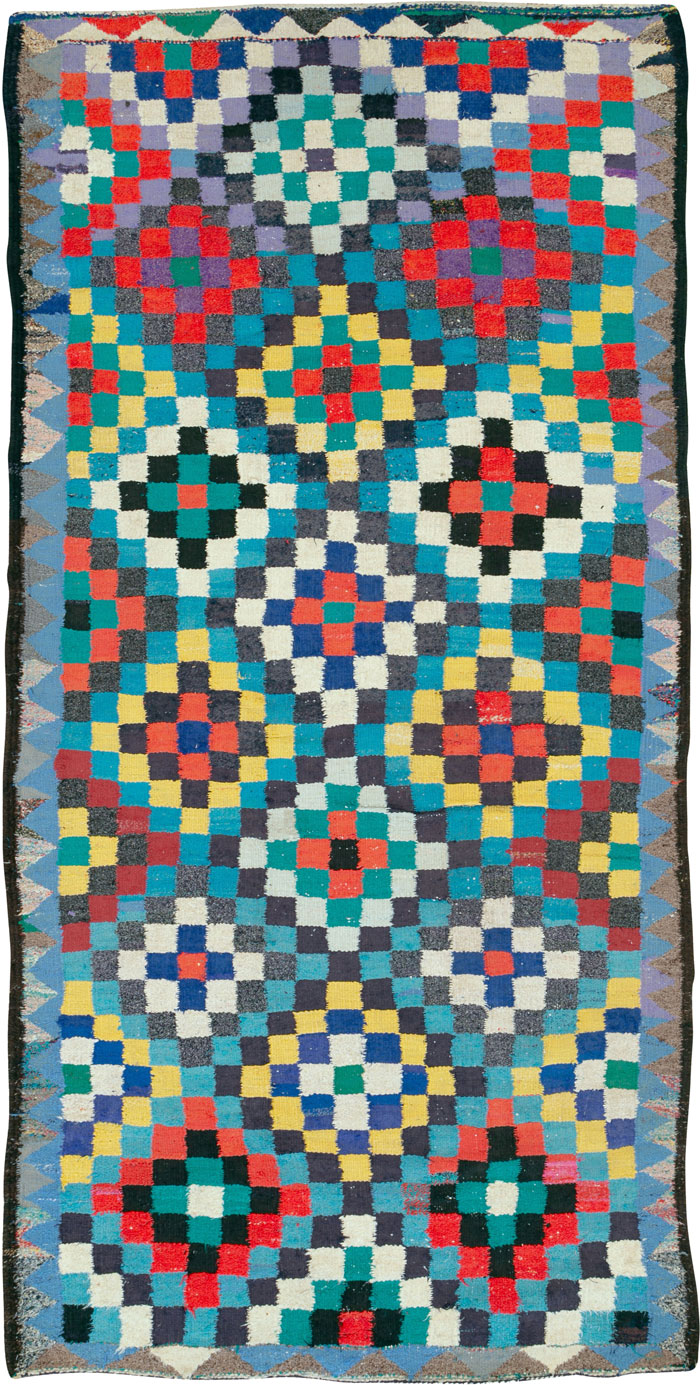 Vintage Persian Flatweave, No.26096 - Gss