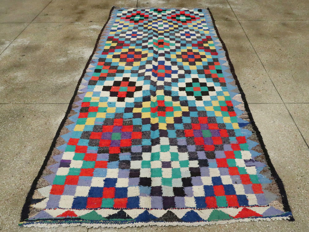 Vintage Persian Flatweave, No.26096 - Gss