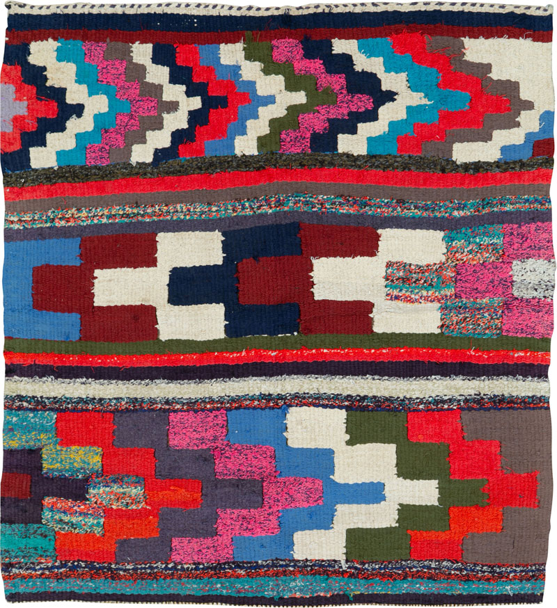 Vintage Persian Flatweave, No.26097 - Gss