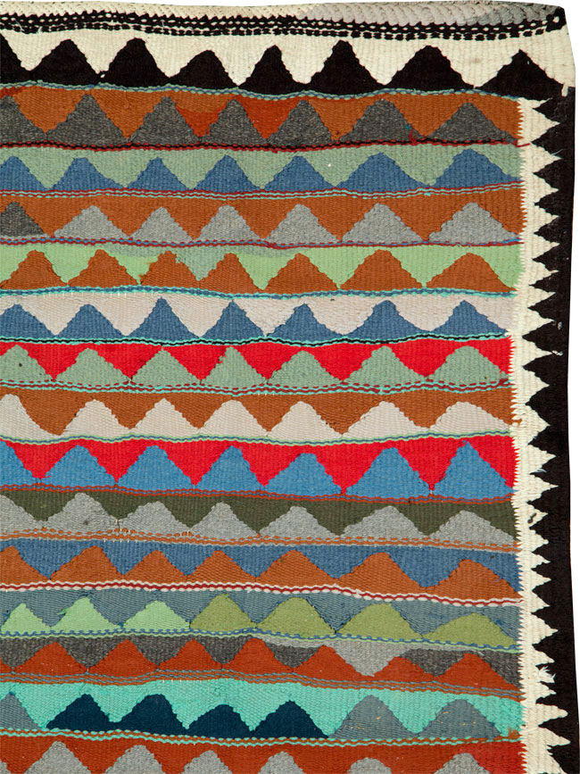 Vintage Persian Flatweave, No.26099 - Gss