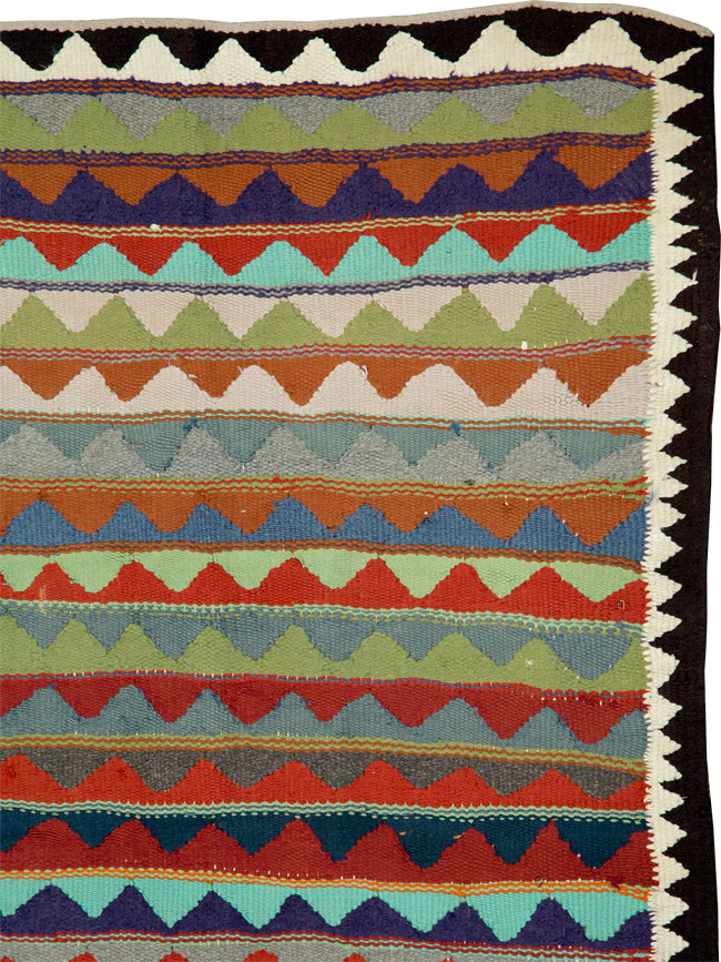 Vintage Persian Flatweave, No.26099 - Gss