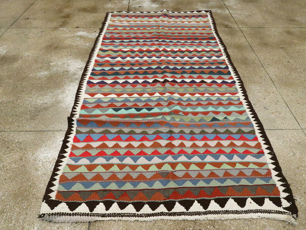 Vintage Persian Flatweave, No.26099 - Gss