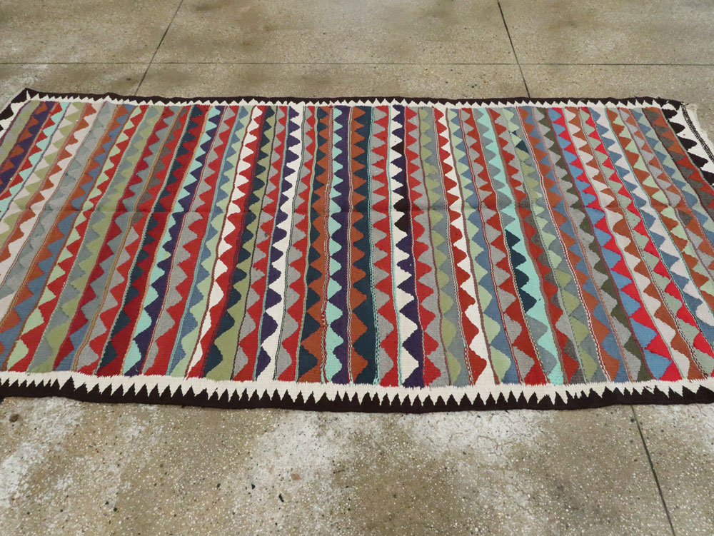 Vintage Persian Flatweave, No.26099 - Gss