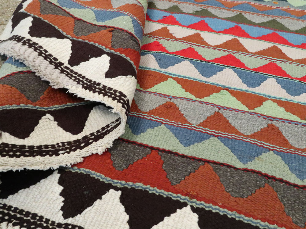 Vintage Persian Flatweave, No.26099 - Gss