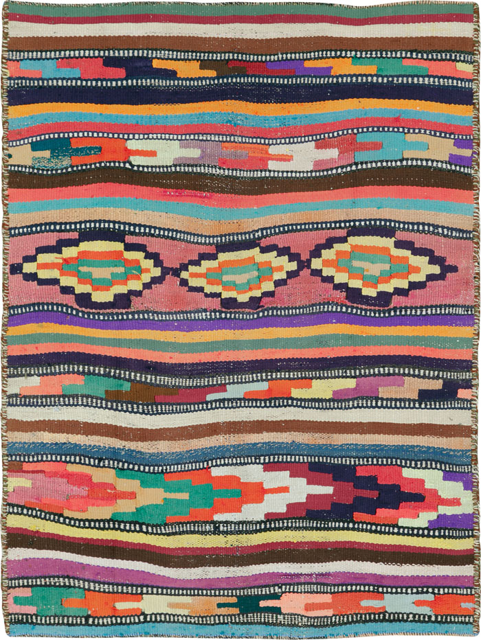 Vintage Persian Flatweave, No.26100 - Gss