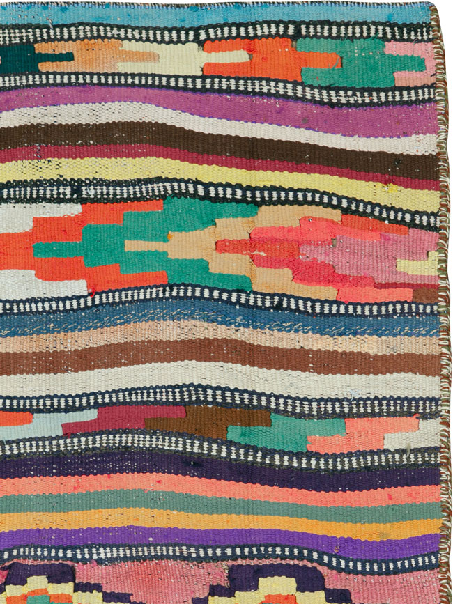 Vintage Persian Flatweave, No.26100 - Gss