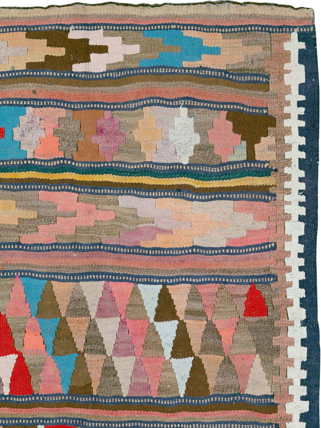 Vintage Persian Flatweave, No.26101 - Gss