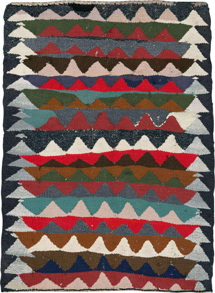 Vintage Persian Flatweave, No.26102 - Gss