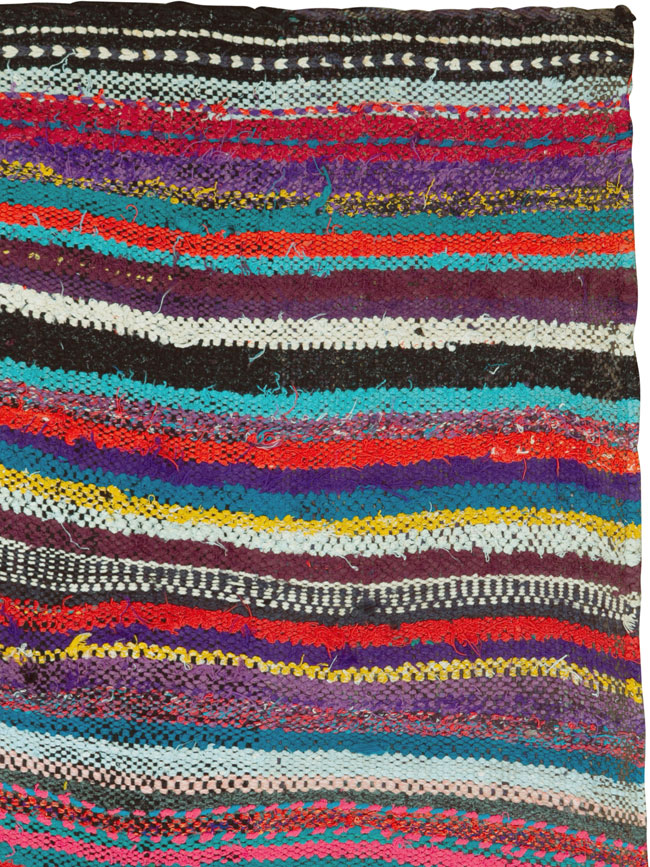 Vintage Persian Flatweave, No.26103 - Gss