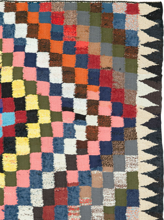 Vintage Persian Flatweave, No.26105 - Gss