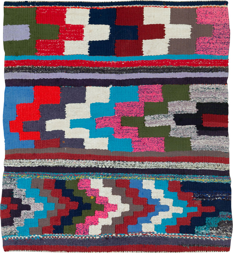 Vintage Persian Flatweave, No.26106 - Gss