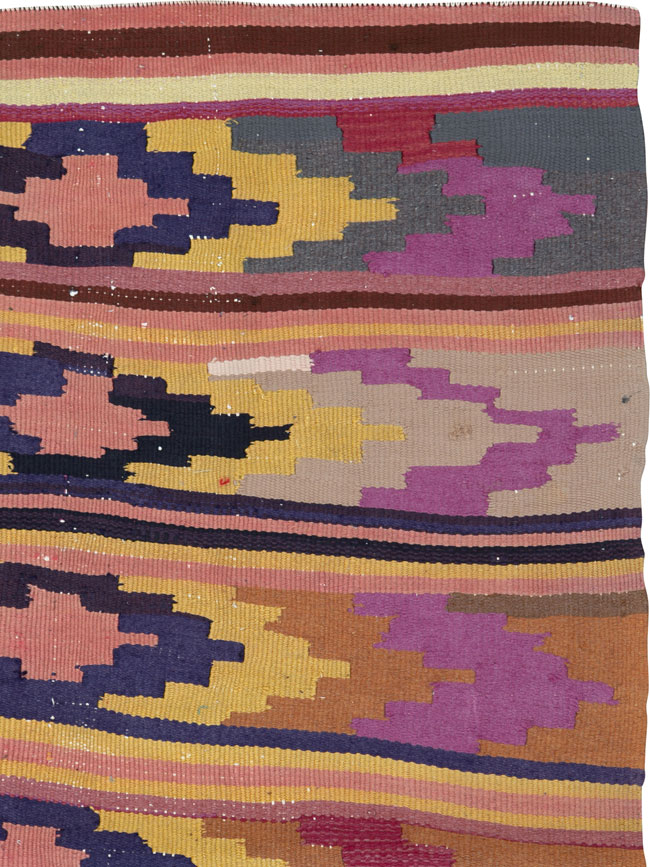 Vintage Persian Flatweave, No.26107 - Gss