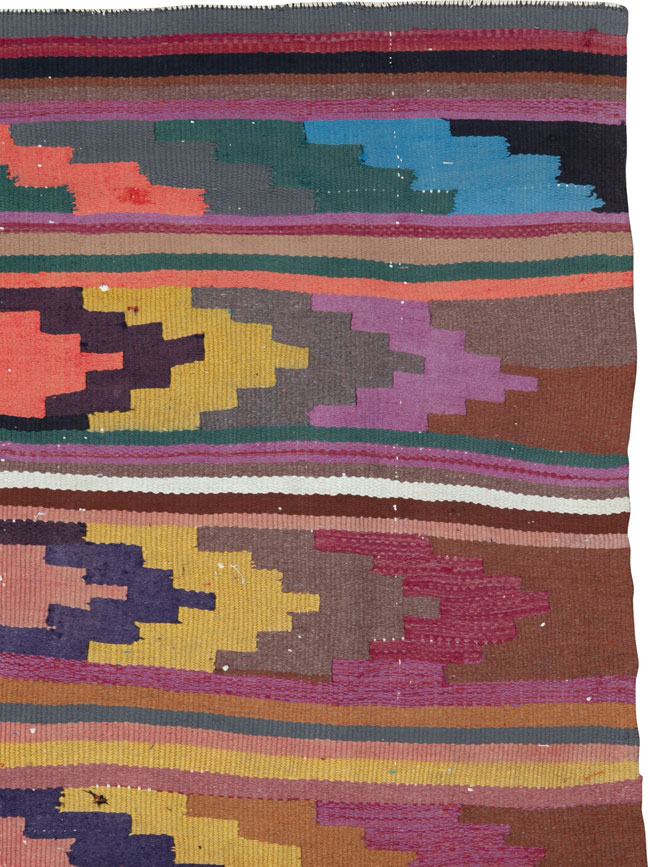 Vintage Persian Flatweave, No.26107 - Gss