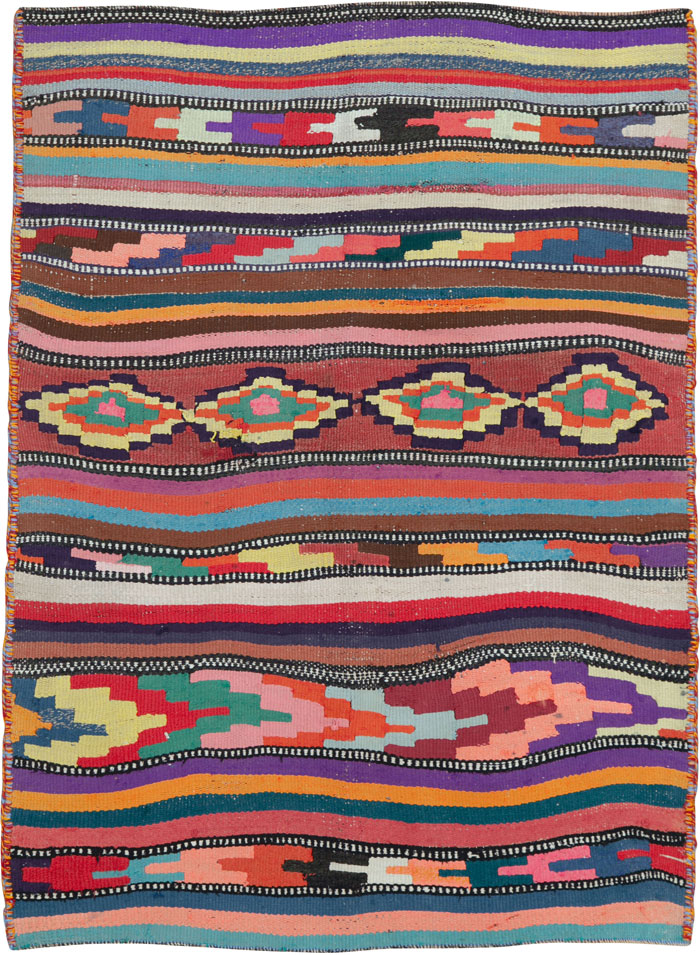 Vintage Persian Flatweave, No.26109 - Gss