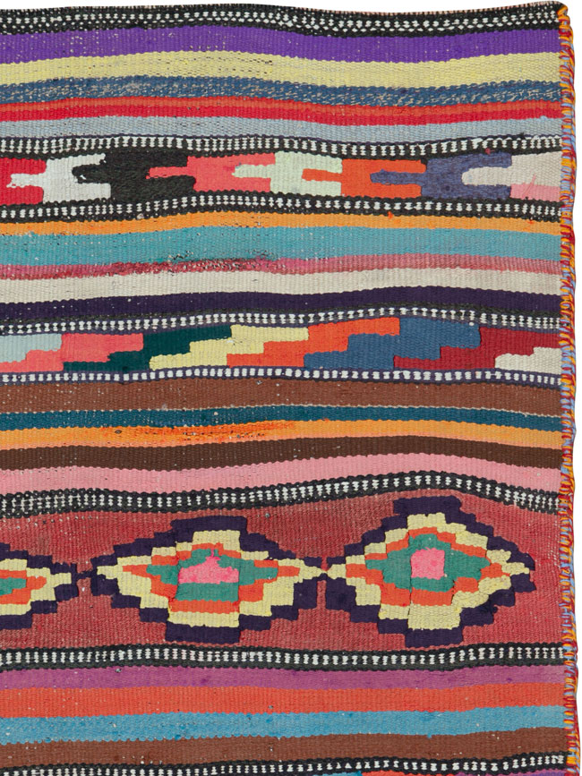 Vintage Persian Flatweave, No.26109 - Gss