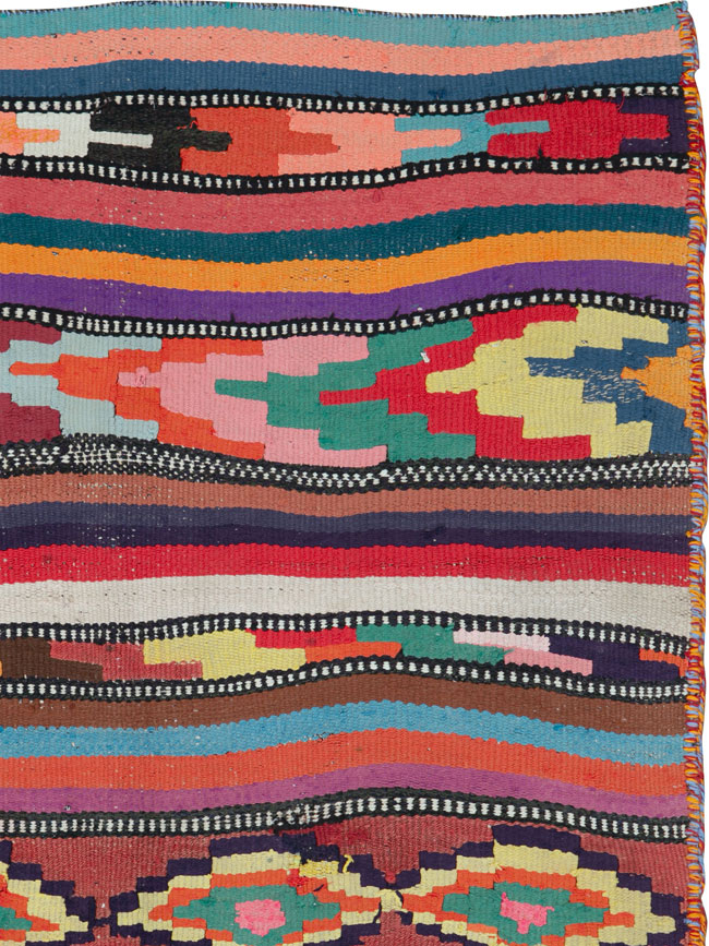 Vintage Persian Flatweave, No.26109 - Gss