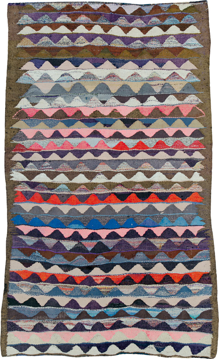 Vintage Persian Flatweave, No.26112 - Gss