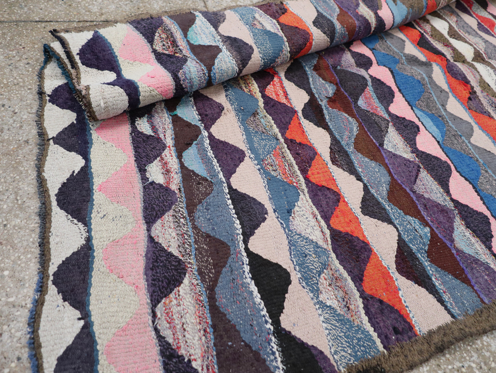 Vintage Persian Flatweave, No.26112 - Gss