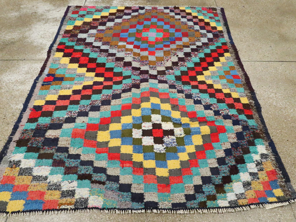 Vintage Persian Flatweave, No.26113 - Gss