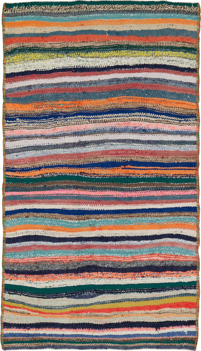 Vintage Persian Flatweave, No.26114 - Gss